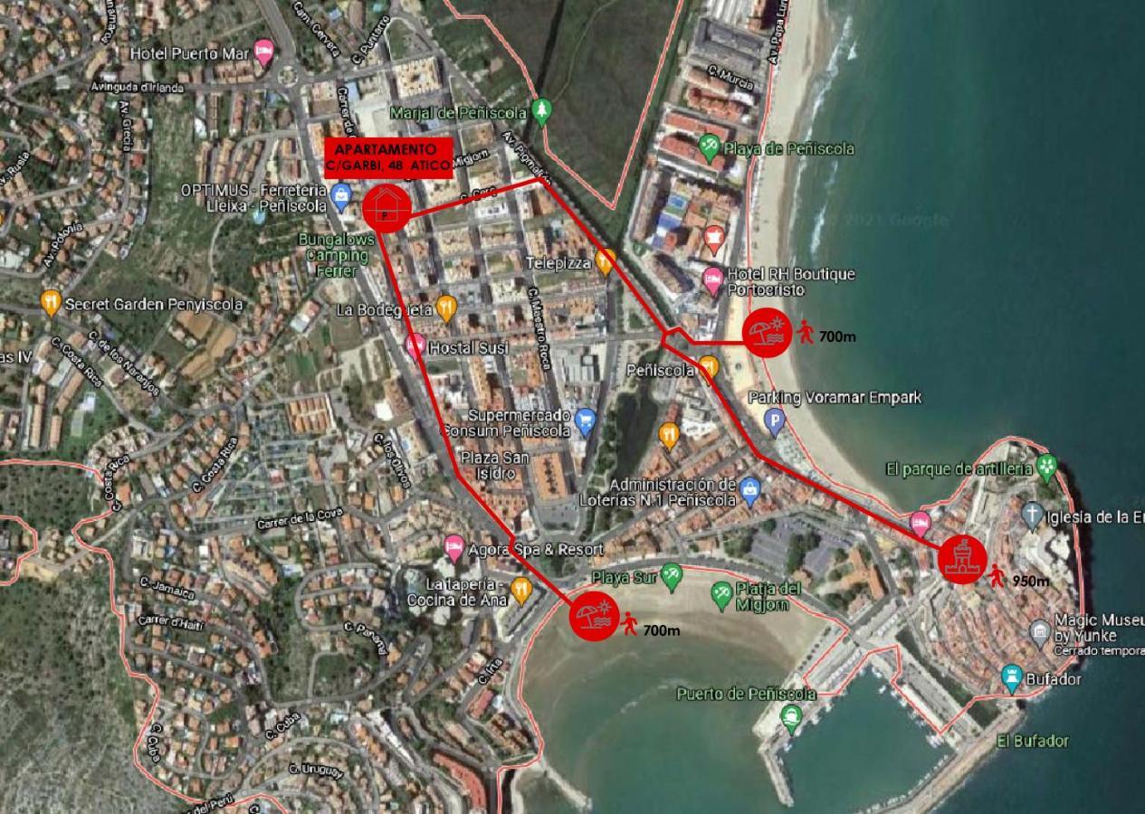 Ferienwohnung Atico Nuevo Con Terraza Peñíscola Exterior foto