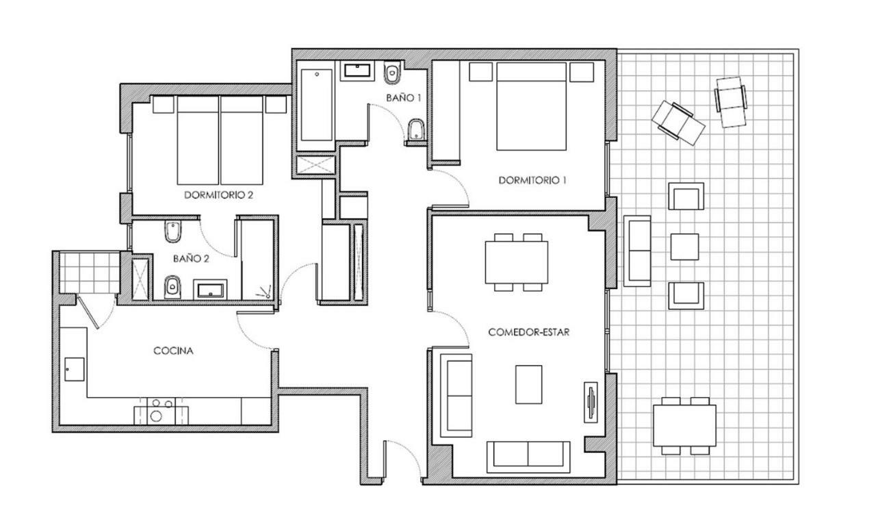 Ferienwohnung Atico Nuevo Con Terraza Peñíscola Exterior foto